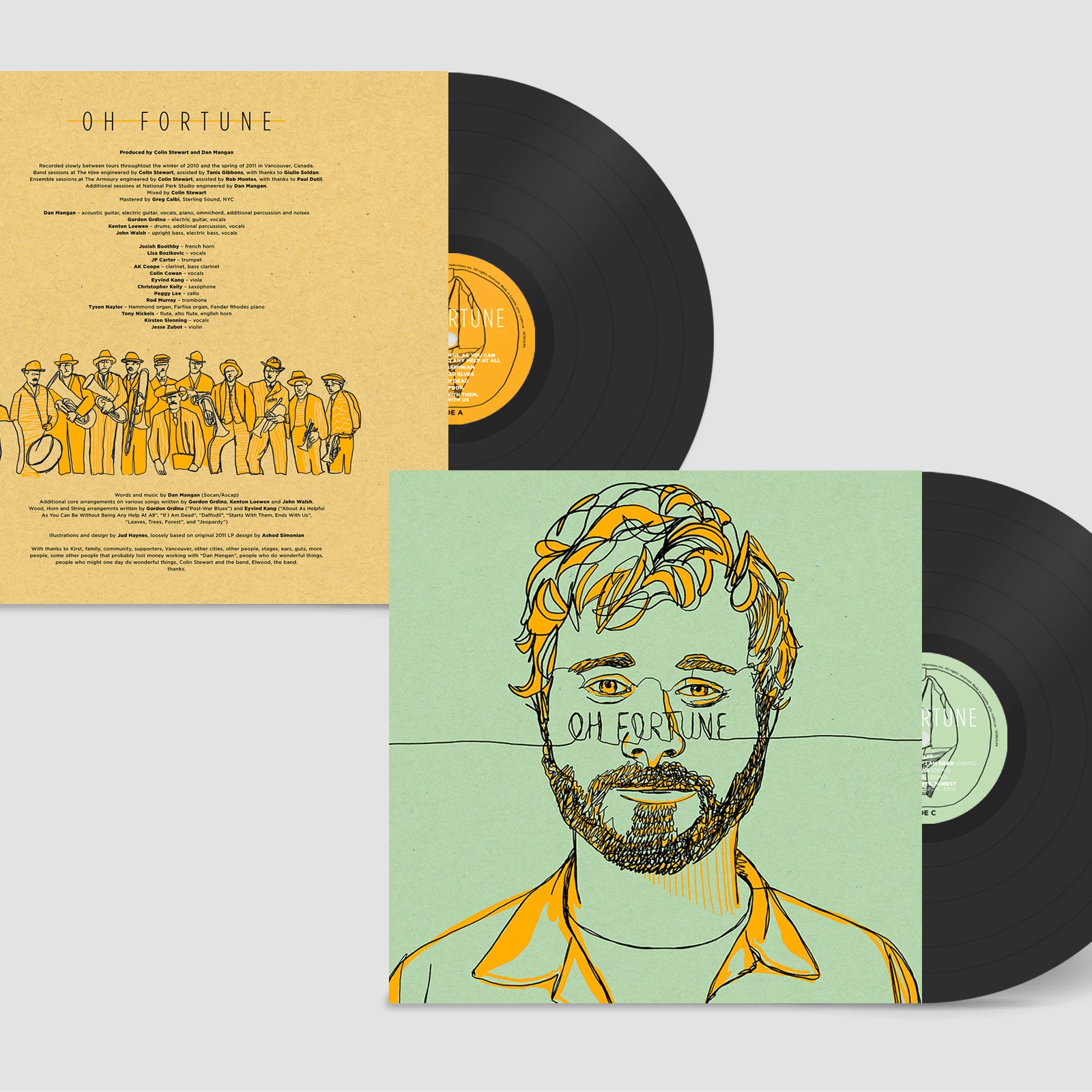 dan mangan vinyl oh fortune 10th anniversary deluxe album 2lp