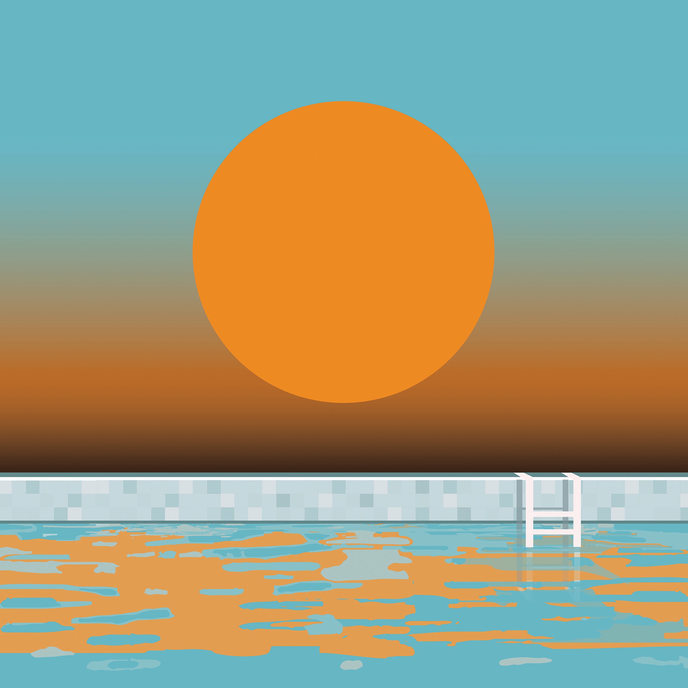 poolside vinyl i feel high